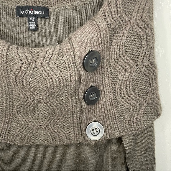 ⭐️le chateau- grey sweater dress - Picture 5 of 6